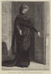 Mademoiselle Sarah Bernhardt en Gilberte, dans Frou-Frou, au Théâtre Gaiety